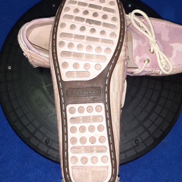 Cole Haan Grand O.S. Womens Pink Fabric Loaver Shoe's Sz. 10B-US - Picture 8 of 9